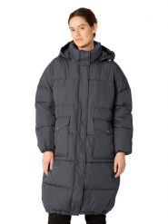 Ilse Jacobsen Płaszcz pikowany w kolorze antracytowym rozmiar: XL/XXL. Czarne płaszcze damskie Ilse Jacobsen, xl, bez wzorów, bez kaptura. Za 404.99 zł.