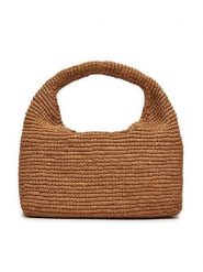 Manebi Torebka Halfmoon Bag V 2.2 DH Brązowy. Brązowe torebki klasyczne damskie Manebi, z materiału, bez dodatków. Za 559.99 zł.
