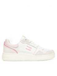 Tommy Jeans Sneakersy Tjw Retro Basket Sneaker EN0EN02818 Écru. Obuwie sportowe damskie Tommy Jeans, z jeansu, bez zapięcia. Za 299.99 zł.