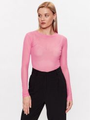 Hugo Bluzka 50489194 Różowy Slim Fit. Czerwone bluzki damskie Hugo, xs, bez wzorów, z syntetyku, bez kołnierzyka, bez ramiączek. Za 429.99 zł.