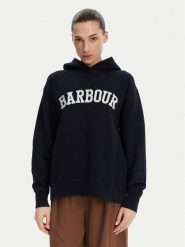 Barbour Bluza Northumberland LOL0592NY73 Granatowy Regular Fit. Niebieskie bluzy damskie Barbour, bez wzorów, z bawełny, bez kaptura. Za 409.99 zł.