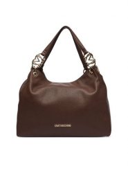 LOVE MOSCHINO Torebka JC4014PP1PLB0300 Brązowy. Brązowe shopper bag Love Moschino, bez wzorów, ze skóry, bez dodatków. Za 1,009.00 zł.