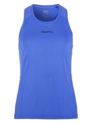 Craft Top sportowy "ADV Essence" w kolorze niebieskim rozmiar: XL. Niebieskie koszulki sportowe damskie Craft, xl, bez wzorów, bez ramiączek, outdoorowe. Za 70.24 zł.