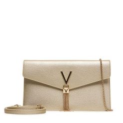 Torebka Valentino. Żółte torebki wieczorowe damskie Valentino, bez wzorów, bez dodatków. Za 439.99 zł.