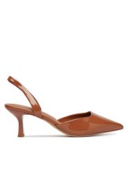 Aldo Szpilki Gavedessi 14190622 Brązowy. Brązowe szpilki damskie ALDO, bez wzorów, ze skóry, bez obcasa, na szpilce, bez zapięcia. Za 359.99 zł.