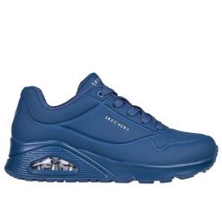 Sneakersy damskie Skechers Uno-Stand On Air buty sportowe niebieskie (73690-BLU). Niebieskie obuwie sportowe casual damskie Skechers, bez zapięcia. Za 279.00 zł.