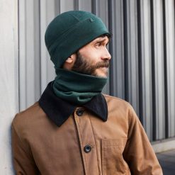 Czapka merino Weathergoods Sweden S/M zielona. Zielone czapki damskie WEATHER GOODS, bez wzorów. Za 303.60 zł.