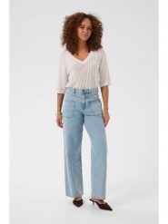 Kaffe Dżinsy - Loose fit - w kolorze błękitnym rozmiar: 40. Niebieskie jeansy damskie Kaffe, z podwyższonym stanem. Za 249.95 zł.