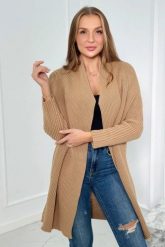Sweter z rękawami typu nietoperz camelowy. Swetry klasyczne damskie KESI, l, z wełny, bez kołnierzyka, plus size. Za 178.78 zł.