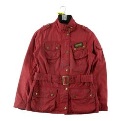 Second life - Barbour kurtka damska woskowana Rainbow - Stan dobry. Czerwone kurtki damskie Barbour, l, bez wzorów, z tkaniny, bez kaptura. Za 383.36 zł.
