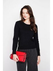 C& Jo Sweter w kolorze czarnym rozmiar: 38. Czarne swetry klasyczne damskie C& Jo, ze splotem, bez kołnierzyka. Za 121.99 zł.