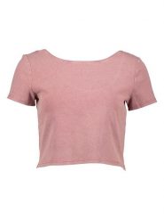 ONLY Koszulka w kolorze jasnoróżowym rozmiar: XL. Różowe bluzki damskie Only, xl, bez wzorów, z bawełny, bez kołnierzyka, bez ramiączek. Za 69.99 zł.