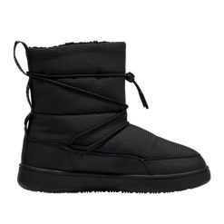 Buty Puma Snowbae Wns 393920 01 czarne. Czarne śniegowce damskie z gumy. W wyprzedaży za 426.42 zł.