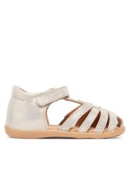 Froddo Sandały Divna G2150210-1 M Złoty. Żółte sandały dziewczęce Froddo, ze skóry, bez obcasa, bez zapięcia. Za 339.99 zł.