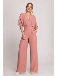 Stylove Kombinezon w kolorze jasnoróżowym rozmiar: XXL. Różowe kombinezony damskie Stylove, xxl, bez wzorów, bez kołnierzyka, bez ramiączek. Za 255.34 zł.