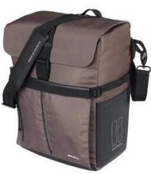 Basil Move MIK Studs torba rowerowa 15L. Brązowe torby na laptopa BASIL, bez wzorów, z materiału. Za 405.49 zł.