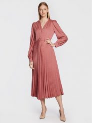TWINSET Sukienka codzienna 222TT2420 Różowy Regular Fit. Czerwone sukienki damskie Twinset, bez wzorów, z syntetyku, bez ramiączek. Za 809.99 zł.
