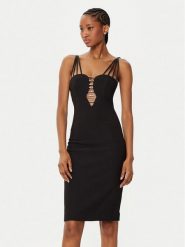Marciano Guess Sukienka koktajlowa 5RGK72 6869Z Czarny Bodycon Fit. Czarne sukienki damskie Marciano Guess, z aplikacjami, z syntetyku, wizytowe, bez ramiączek. Za 699.99 zł.