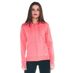 Damska podstawowa bluza z kapturem i zamkiem. Brązowe bluzy damskie LEONE 1947 APPAREL, bez zapięcia, na fitness i siłownię. Za 164.19 zł.