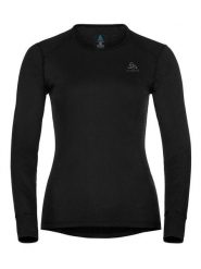 Odlo Podkoszulek funkcyjny "Active Warm Eco" w kolorze czarnym rozmiar: L. Czarne koszulki sportowe damskie ODLO, l, bez wzorów, z materiału, bez ramiączek, outdoorowe. Za 160.96 zł.