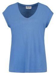 Sublevel Koszulka w kolorze błękitnym rozmiar: M. Niebieskie koszulki damskie Sublevel, m, bez wzorów, bez kołnierzyka, bez ramiączek. Za 43.99 zł.