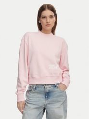 Karl Lagerfeld Jeans Bluza B2W20039 Różowy jasny Regular Fit. Czerwone bluzy damskie Karl Lagerfeld Jeans, l, bez wzorów, z bawełny, bez kaptura. Za 543.99 zł.