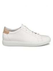Ecco Skórzane sneakersy "Classic" w kolorze białym rozmiar: 37. Białe obuwie sportowe damskie ECCO, ze skóry, bez zapięcia. Za 219.60 zł.