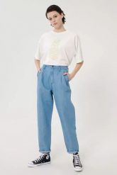 LEE PLEATED STELLA TAPER DAMSKIE SPODNIE JEANSOWE JEANSY LIGHT LINNEN L30VNBYK 112106839. Jeansy damskie Lee. Za 199.99 zł.