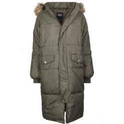 Parka dla kobiet Urban Classic Oversize coat. Czarne parki damskie Urban Classics, na zimę, bez kaptura. Za 464.50 zł.