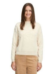 BETTY & CO Sweter w kolorze kremowym rozmiar: 40. Brązowe swetry klasyczne damskie Betty & Co, bez kołnierzyka. Za 169.95 zł.