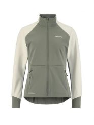 Craft Kurtka CORE Essence Nordic softshell 3-warstwowa damska – Leaf/Tofu. Zielone kurtki sportowe damskie Craft, m, bez wzorów, z dżerseju, bez kaptura. Za 306.00 zł.