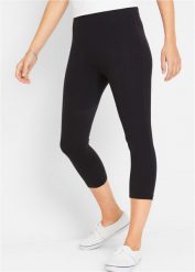 Legginsy rybaczki z wygodnym paskiem. Fioletowe legginsy damskie bonprix, bez wzorów. Za 42.99 zł.