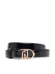Liu Jo Pasek Damski Hips Belt 2 Cm AF5235 E0452 Czarny. Czarne paski damskie Liu Jo, bez wzorów, ze skóry. Za 299.99 zł.