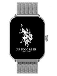 U.S. Polo Assn. Smartwatch w kolorze srebrnym rozmiar: onesize. Szare, cyfrowe zegarki damskie U.S. Polo Assn., metalowe. Za 457.95 zł.