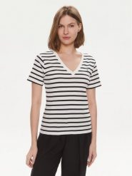 Tommy Hilfiger T-Shirt New Cody WW0WW40584 Écru Slim Fit. T-shirty damskie Tommy Hilfiger, xxs, bez wzorów, z bawełny, bez kołnierzyka. Za 149.99 zł.