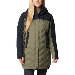 Płaszcz puchowy damski Columbia Mountain Croo III Mid Down. Zielone płaszcze damskie Columbia, m, bez wzorów, z puchu, bez kaptura. Za 1,129.99 zł.