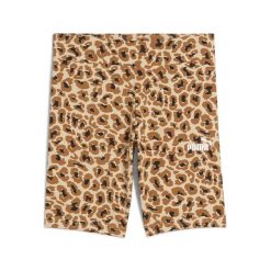 Młodzieżowe krótkie legginsy Essentials Animal PUMA Light Sand Beige. Brązowa legginsy damskie Puma, m, bez wzorów. W wyprzedaży za 109.40 zł.