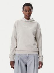 Calvin Klein Bluza Hero Logo K20K205449 Szary Regular Fit. Szare bluzy damskie Calvin Klein, l, bez wzorów, z bawełny, bez kaptura. Za 269.99 zł.
