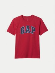 Gap T-Shirt 605364 Bordowy Regular Fit. Czerwone t-shirty i koszulki chłopięce GAP, bez wzorów, z bawełny, bez kołnierzyka, bez ramiączek. Za 99.99 zł.