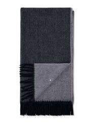 Hey Marly Wełniany szal "Classic" w kolorze czarno-szarym - 250 x 65 cm rozmiar: onesize. Czarne szaliki damskie Hey Marly, bez wzorów, z materiału. Za 300.92 zł.