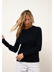 Just Cashmere Kaszmirowy sweter "Jane" w kolorze granatowym rozmiar: M. Niebieskie swetry klasyczne damskie Just Cashmere, m, z kaszmiru, bez kołnierzyka. Za 376.45 zł.