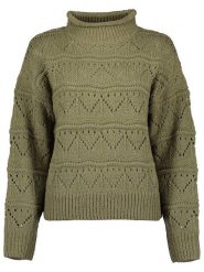 Blue Seven Sweter w kolorze khaki rozmiar: 44. Brązowe swetry klasyczne damskie Blue Seven, ze splotem, bez kołnierzyka. Za 87.99 zł.