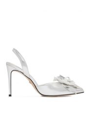 GINO ROSSI Szpilki CEO-ROSE-LT2155-1 Srebrny. Szare szpilki damskie Gino Rossi, bez wzorów, ze skóry, bez obcasa, na szpilce, bez zapięcia. Za 429.99 zł.