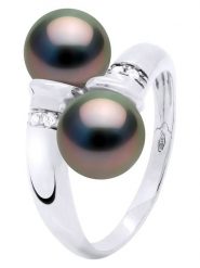 ATELIERS SAINT GERMAIN Złoty pierścionek z diamentami i perłą Tahiti rozmiar: 56. Czarne pierścionki damskie ATELIERS SAINT GERMAIN, z diamentem, złote. Za 2,000.99 zł.