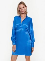 Liu Jo Sukienka codzienna WA3116 TS033 Niebieski Regular Fit. Niebieskie sukienki damskie Liu Jo, bez wzorów, z wiskozy, bez ramiączek. Za 1,339.00 zł.