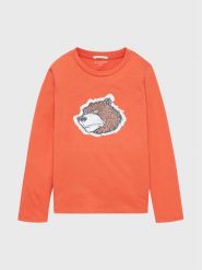 Tom Tailor Bluzka 1033835 Pomarańczowy Regular Fit. Brązowe t-shirty i koszulki chłopięce Tom Tailor, bez wzorów, z bawełny, bez kołnierzyka, bez ramiączek. Za 49.99 zł.