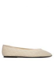 Calvin Klein Baleriny Square Ballerina Aop Mesh HW0HW02937 Écru. Balerinki damskie Calvin Klein, bez wzorów, z materiału. Za 359.99 zł.