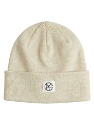 MOSS COPENHAGEN Czapka beanie "Mojo" w kolorze beżowym rozmiar: onesize. Brązowe czapki damskie Moss Copenhagen, bez wzorów, z materiału. Za 71.89 zł.