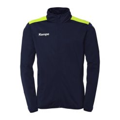Kurtka z dresu Kempa Emotion 27. Niebieskie kurtki damskie Kempa, l, bez wzorów, z dresówki, bez kaptura. Za 193.75 zł.