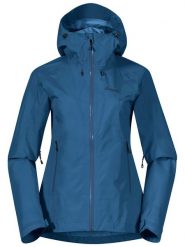 Bergans Kurtka narciarska w kolorze niebieskim rozmiar: S. Niebieskie kurtki sportowe damskie Bergans, s, bez wzorów, z materiału, bez kaptura. Za 395.31 zł.